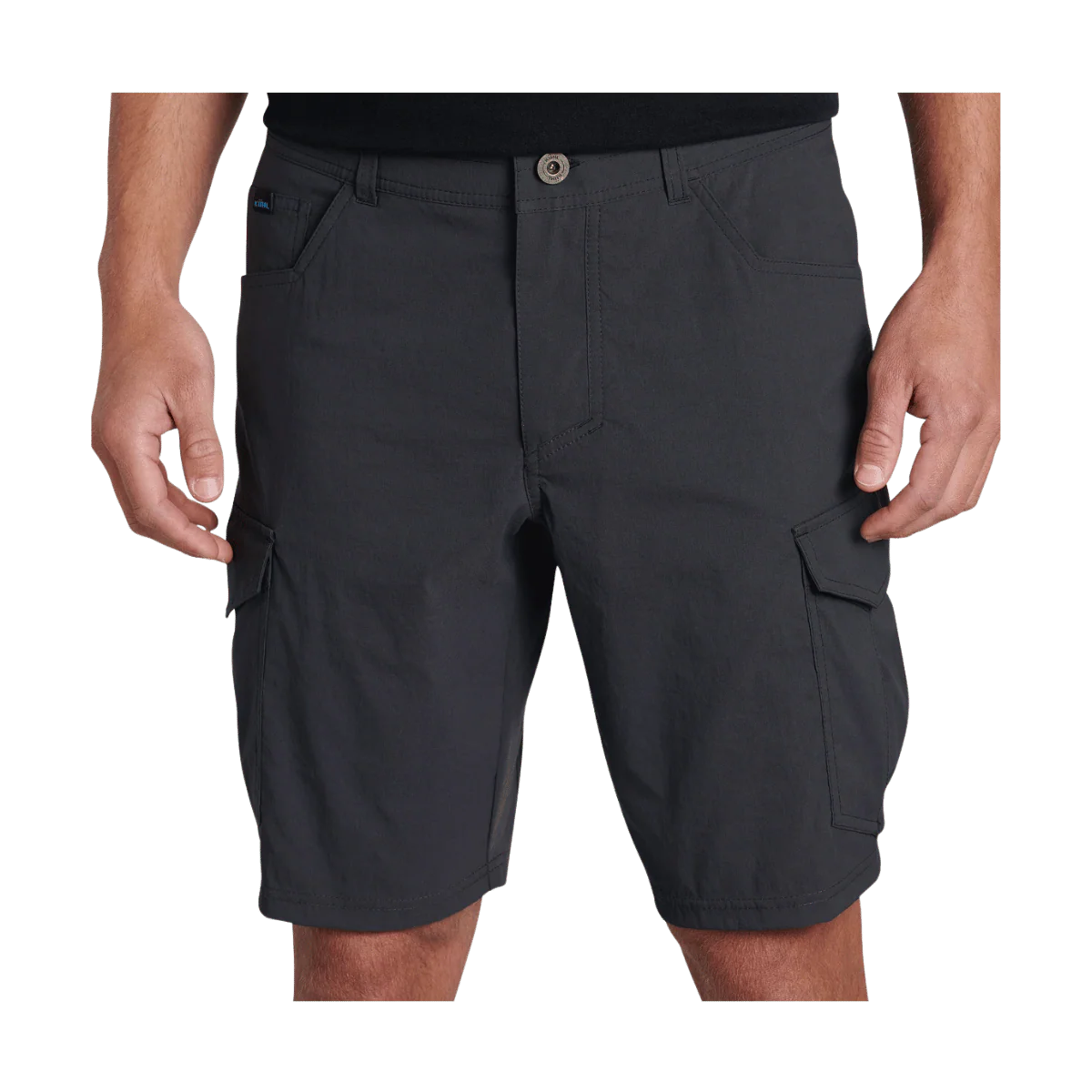 KUHL MEN'S RENEGADE CARGO SHORTS 10" - KOAL - Image 4