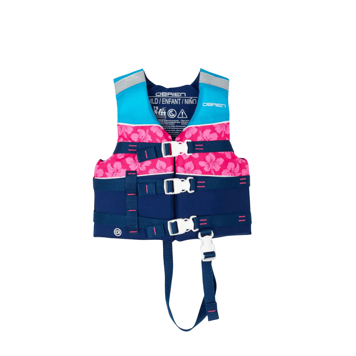 O'BRIEN CHILD NYLON LIFE JACKET - PINK