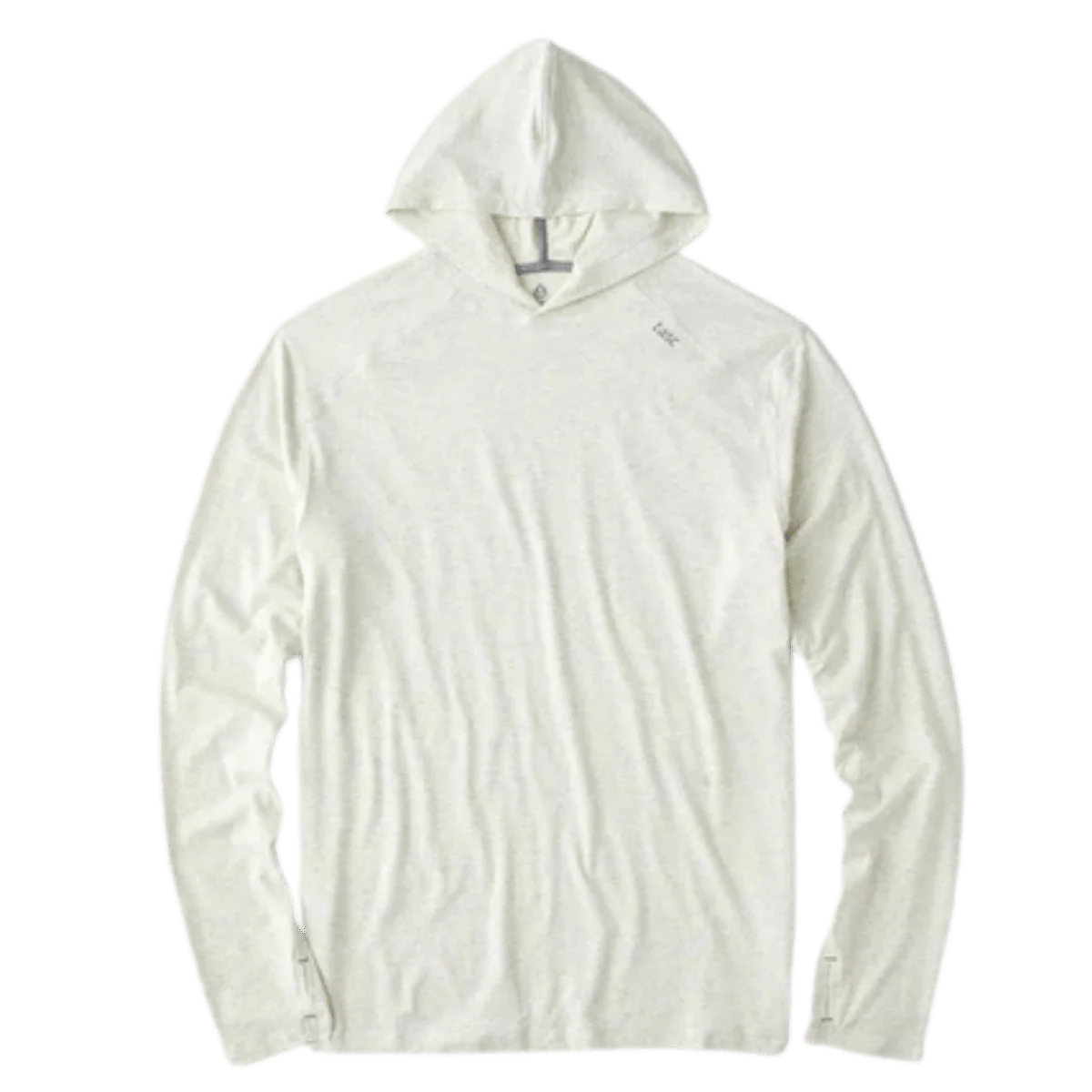TASC MEN'S CARROLLTON LIGHTWEIGHT FITNESS HOODIE W/ UPF 50+ - MINERAL HTHR