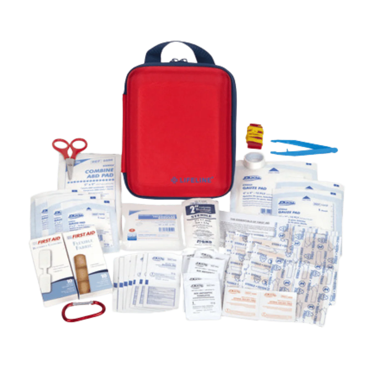 LIFELINE HARD-SHELL FOAM FIRST AID KIT 85-PC KIT