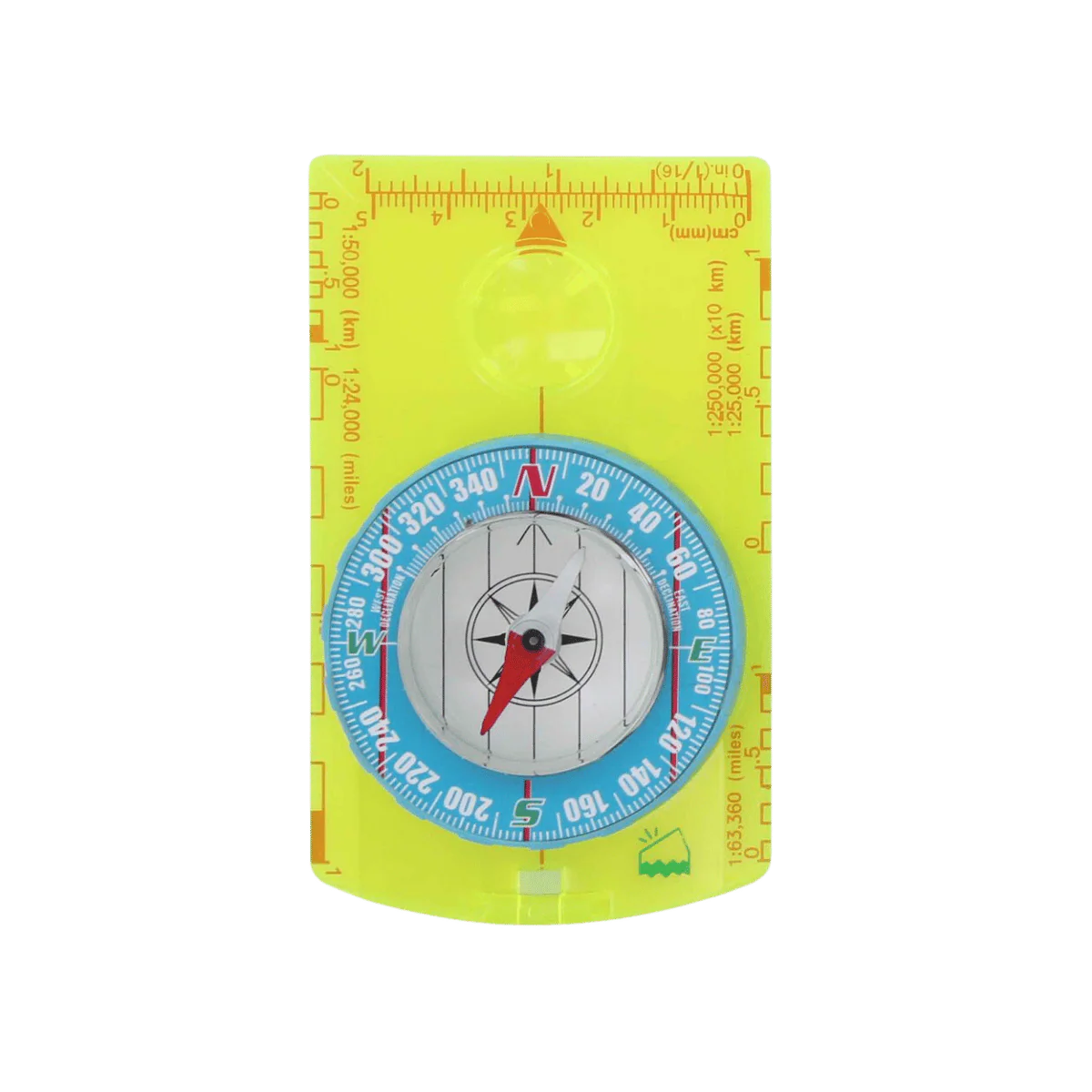 UST GEAR HI VIS DELUXE MAP COMPASS
