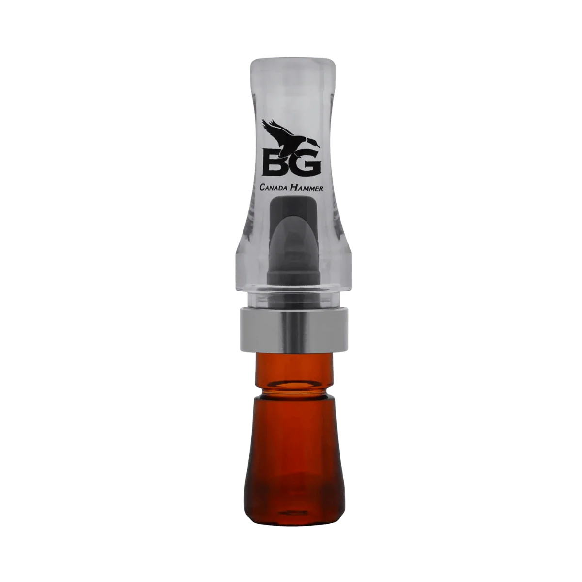 BUCK GARDNER CANADA HAMMER GOOSE CALL - CLEAR/BOURBON