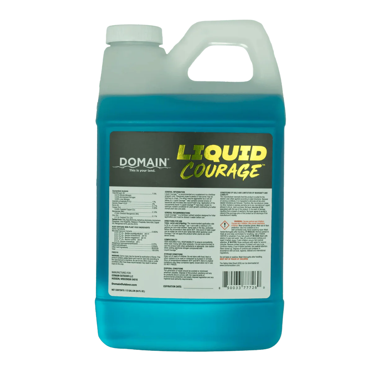 DOMAIN LIQUID COURAGE FERTILIZER 1LB - Image 2