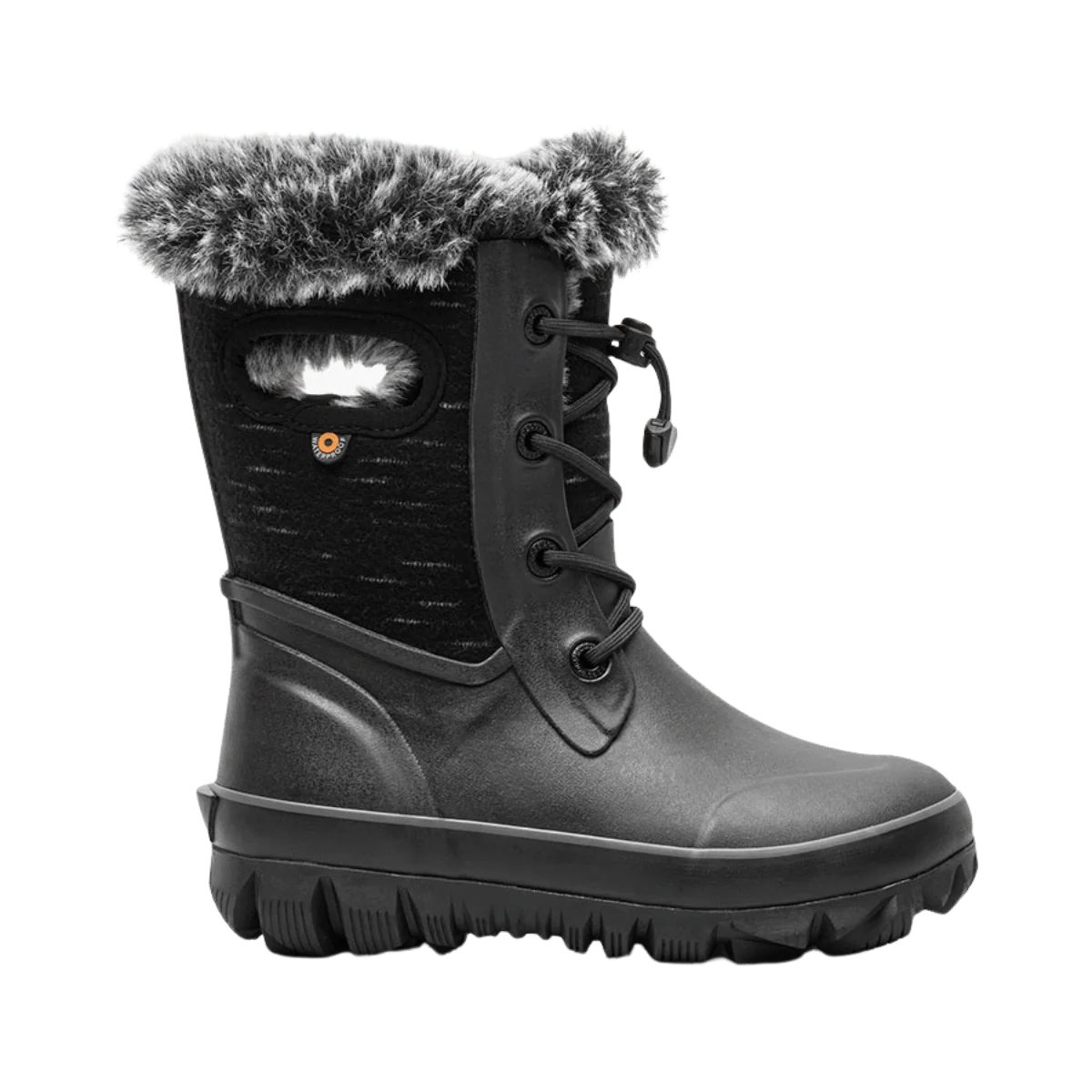 BOGS KIDS' ARCATA II DASH 35-F WINTER BOOTS - BLACK