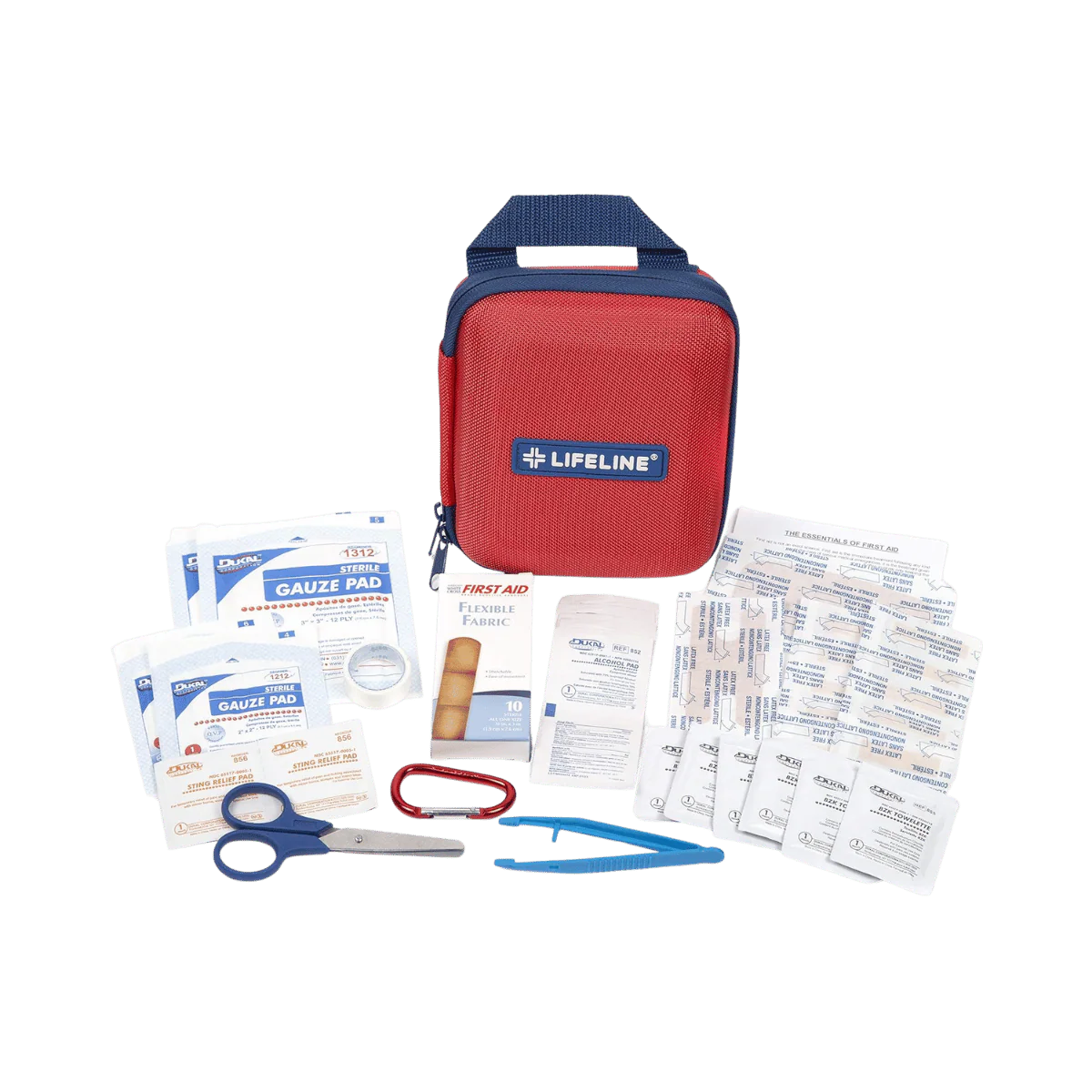 LIFELINE HARD-SHELL FOAM FIRST AID KIT