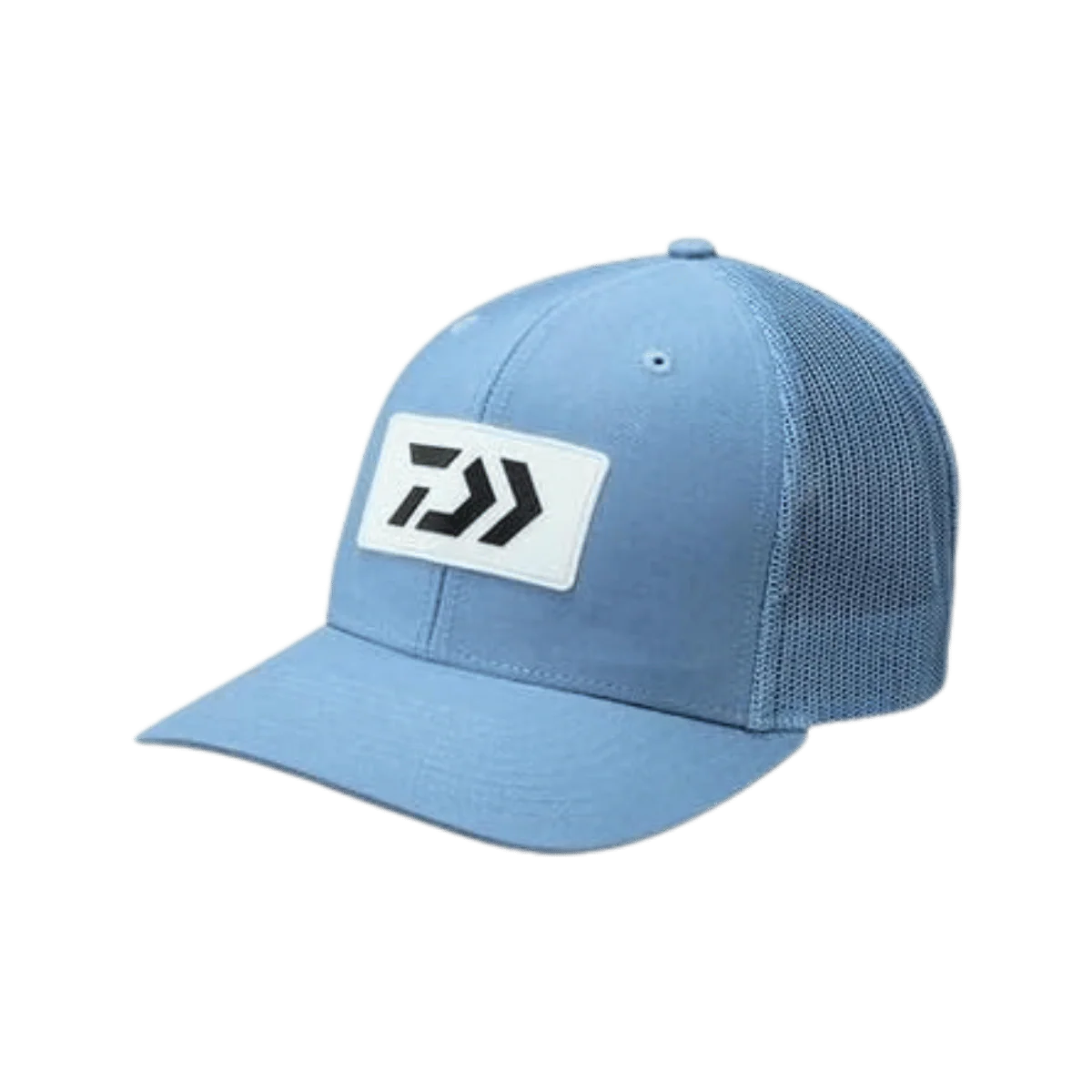 DAIWA D-VEC TRUCKER HAT - ONE SIZE - BLUE/BLACK LOGO