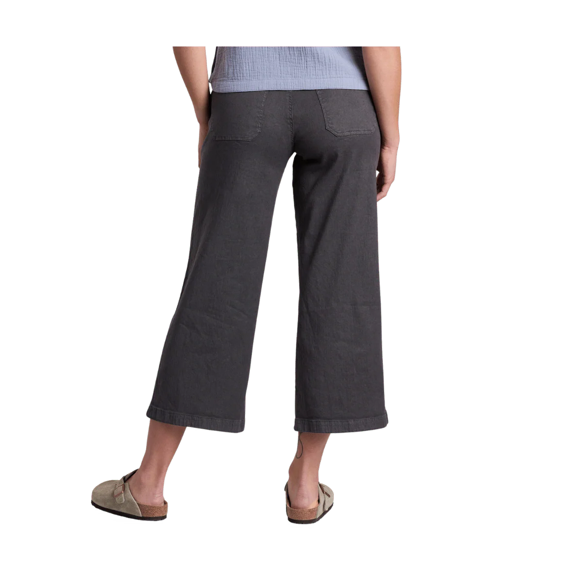 KUHL WOMEN'S SEABOARD CROP WIDE LEG PANT - PAVEMENT - Image 2