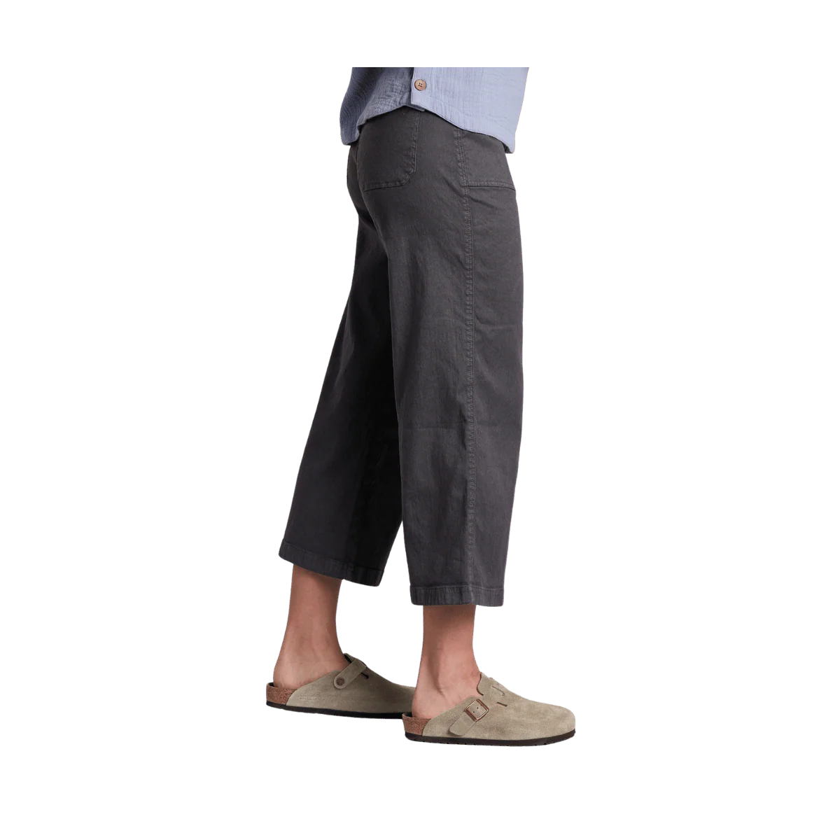 KUHL WOMEN'S SEABOARD CROP WIDE LEG PANT - PAVEMENT - Image 3