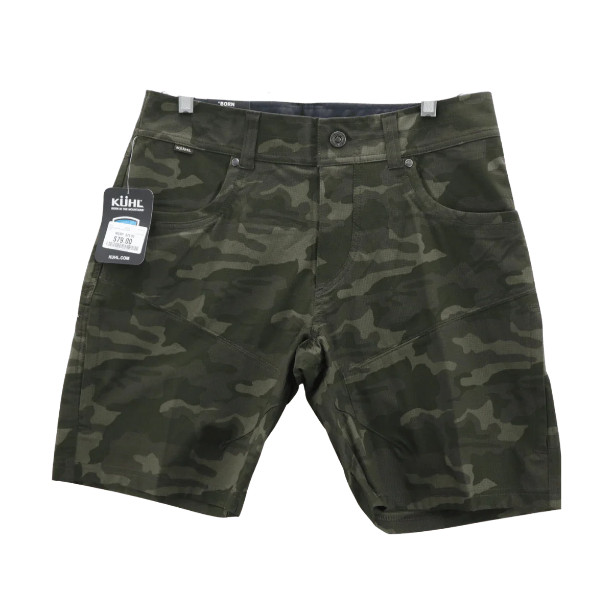 KUHL MEN'S SILENCR KARGO SHORT 10" - GREEN CAMO