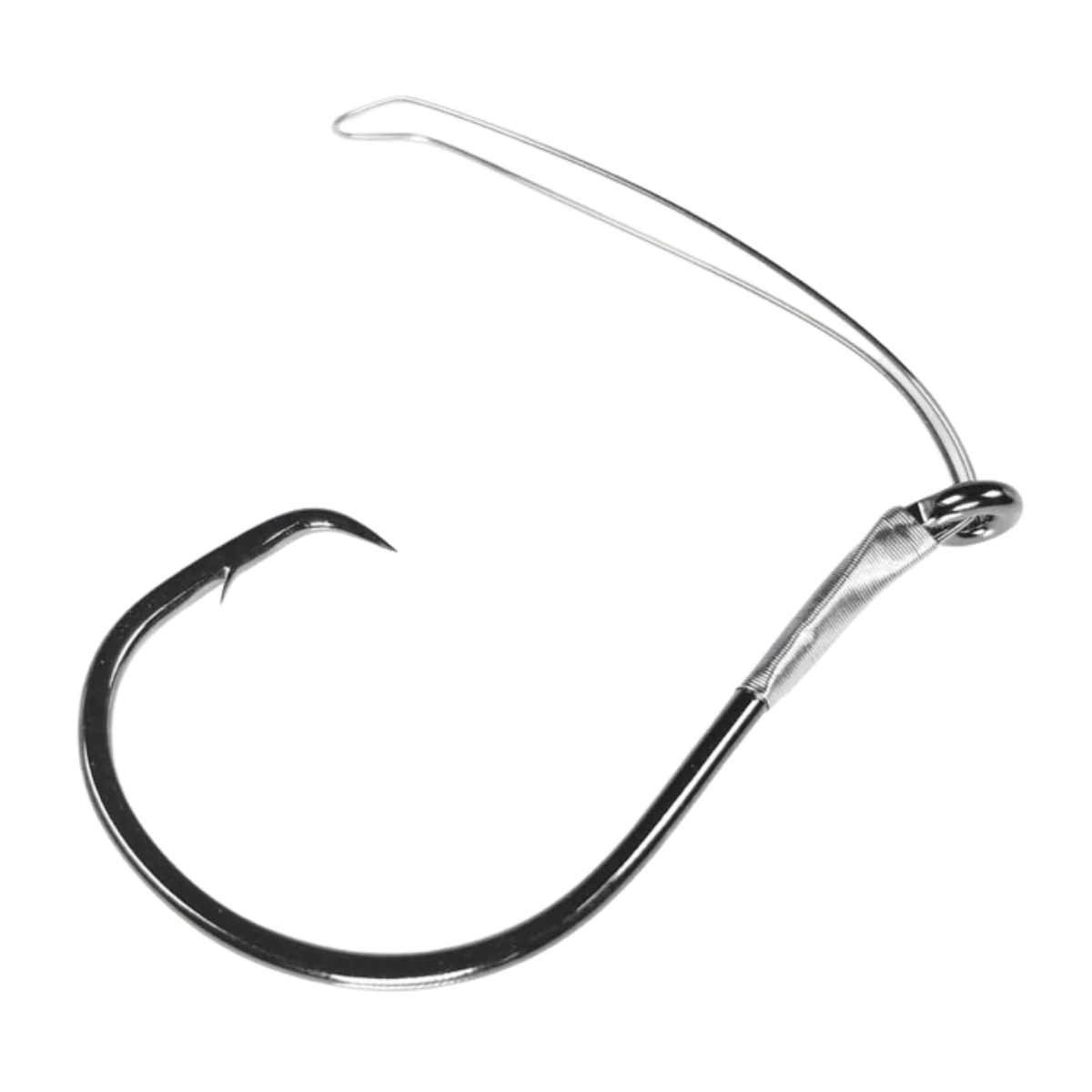 GAMAKATSU CATFISH CIRCLE WEEDLESS HOOK - BLACK SIZE 7/0 - 4 PACK