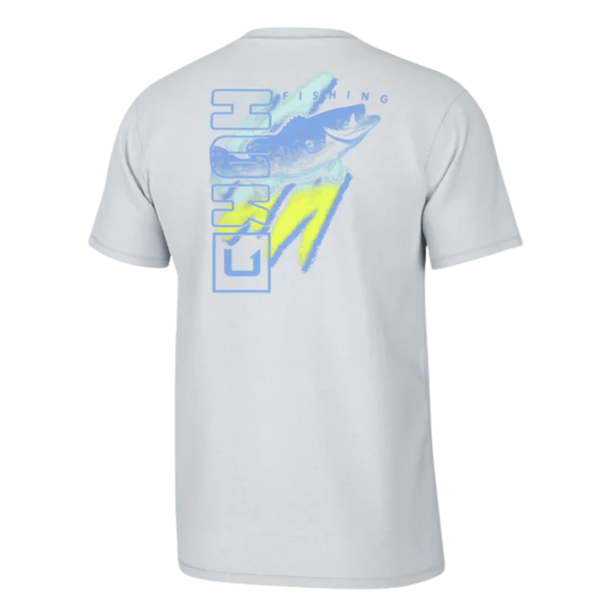 HUK MEN'S RAD BASS TEE - WHITE - Image 2