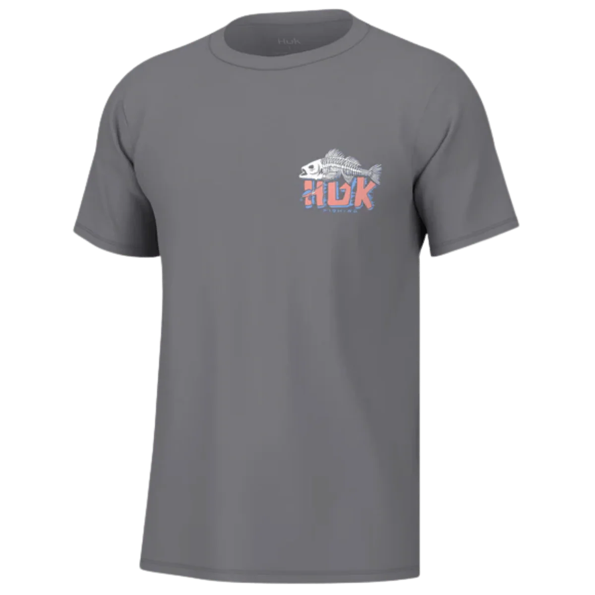 HUK MEN'S BASS BONES TEE - NIGHT OWL