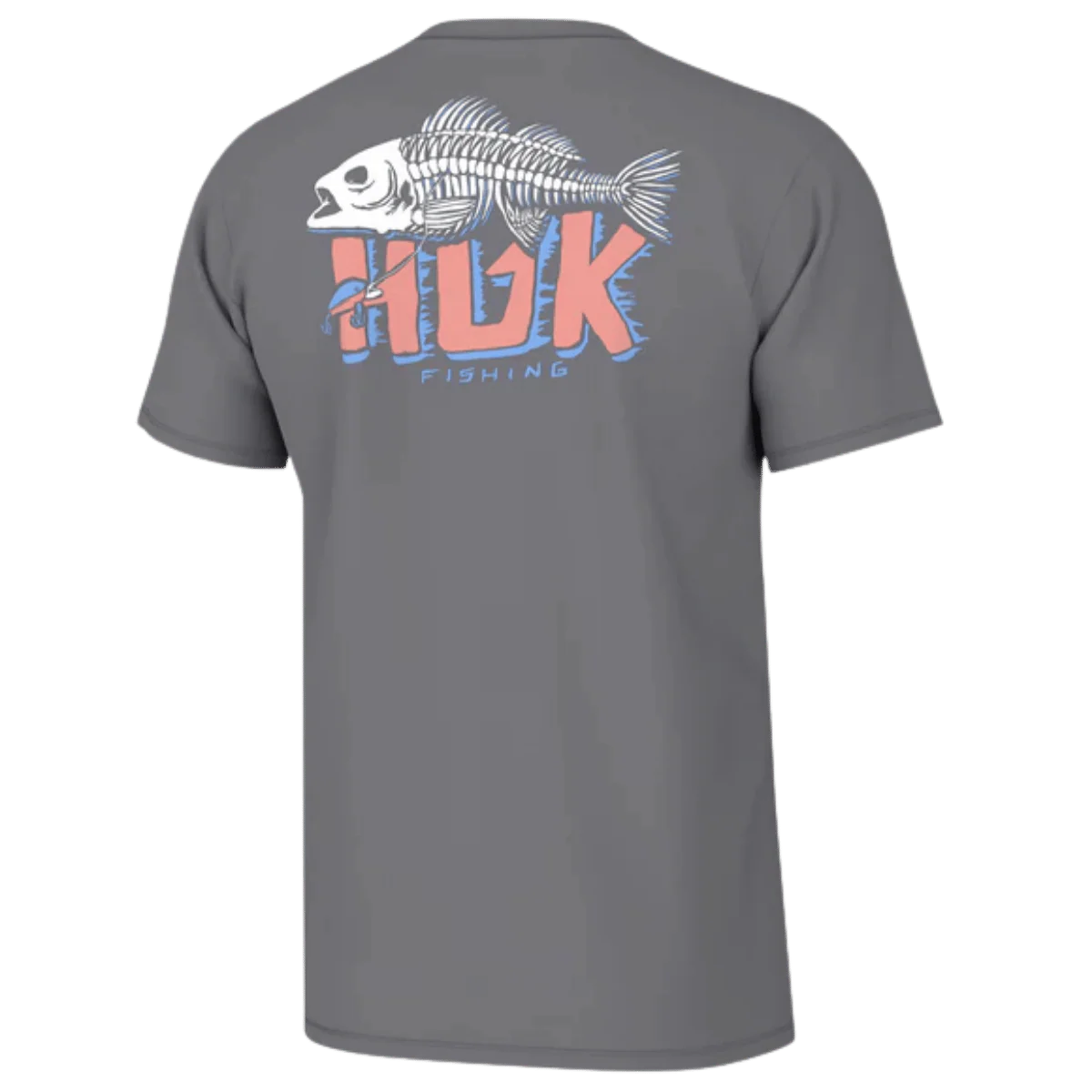 HUK MEN'S BASS BONES TEE - NIGHT OWL - Image 2