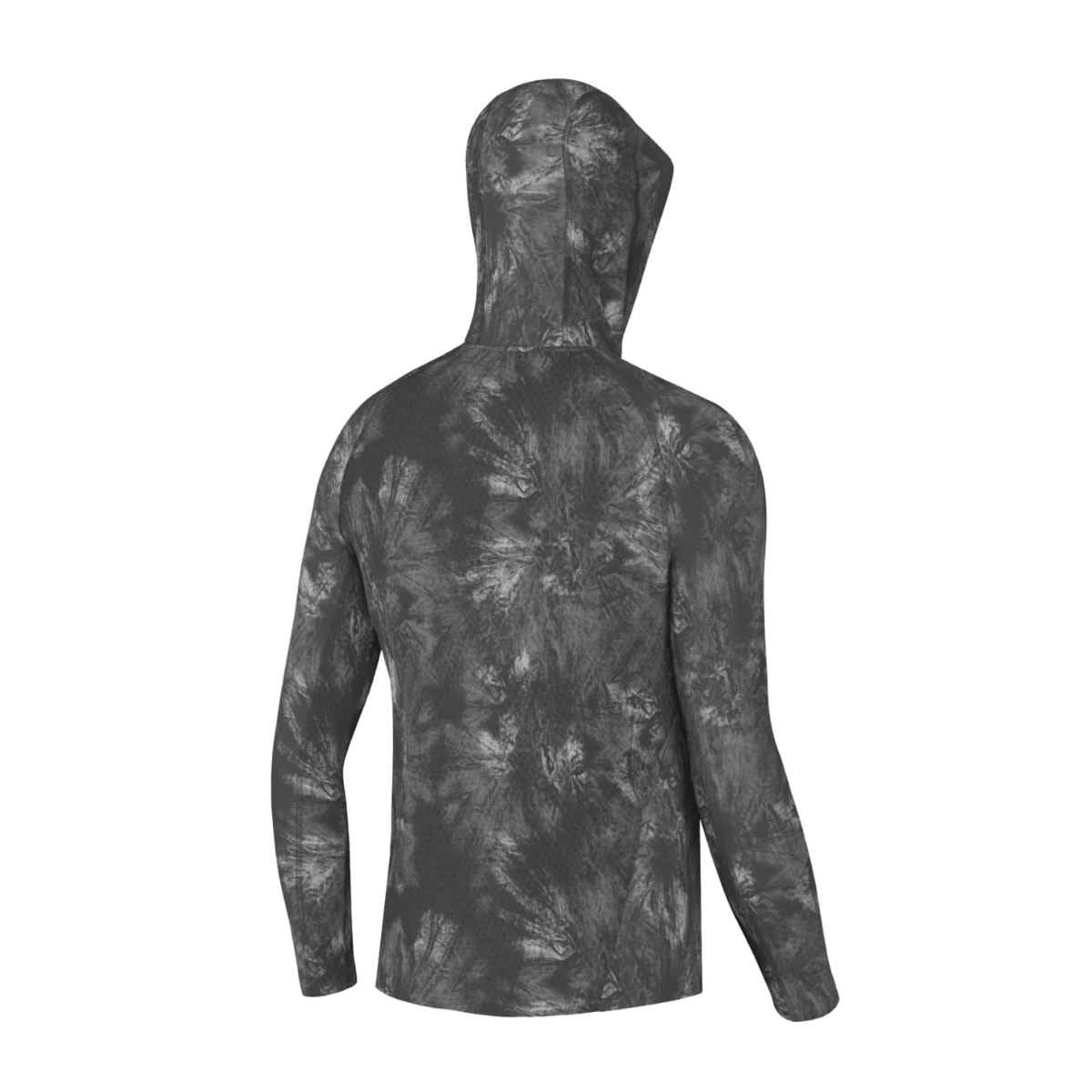 HUK MEN'S FISH LINE PURSUIT HOODIE - VOLCANIC ASH - Image 2