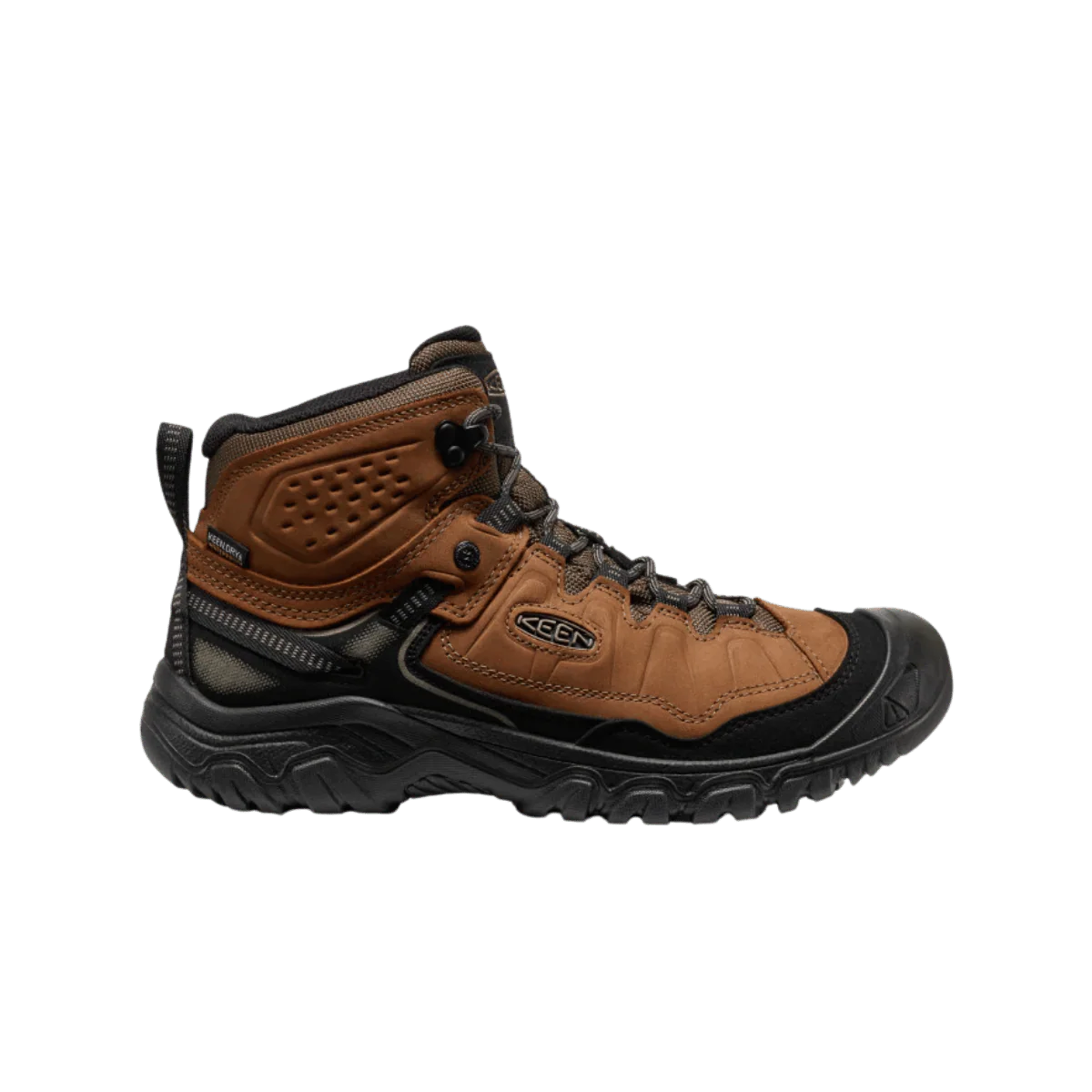 KEEN MEN'S TARGHEE IV MID WATERPROOF - BISON/BLACK - Image 2