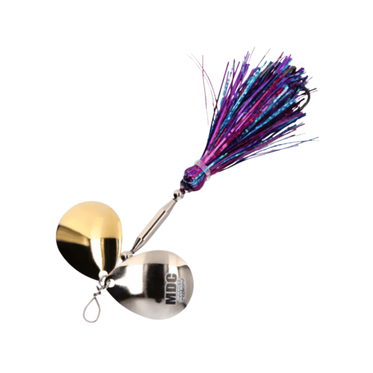 MUSKY MAYHEM TACKLE MICRO DOUBLE COWGIRL SPINNER 5" - Image 4
