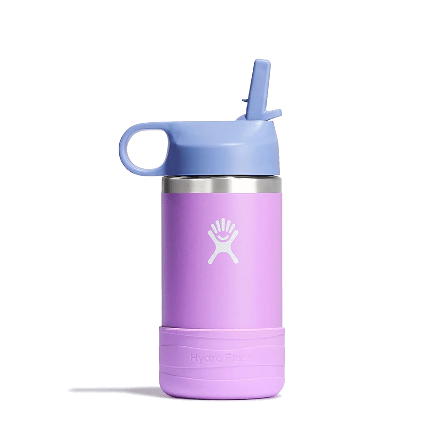 HYDRO FLASK 12OZ KIDS WIDE MOUTH BOTTLE WITH STRAW CAP - Image 2