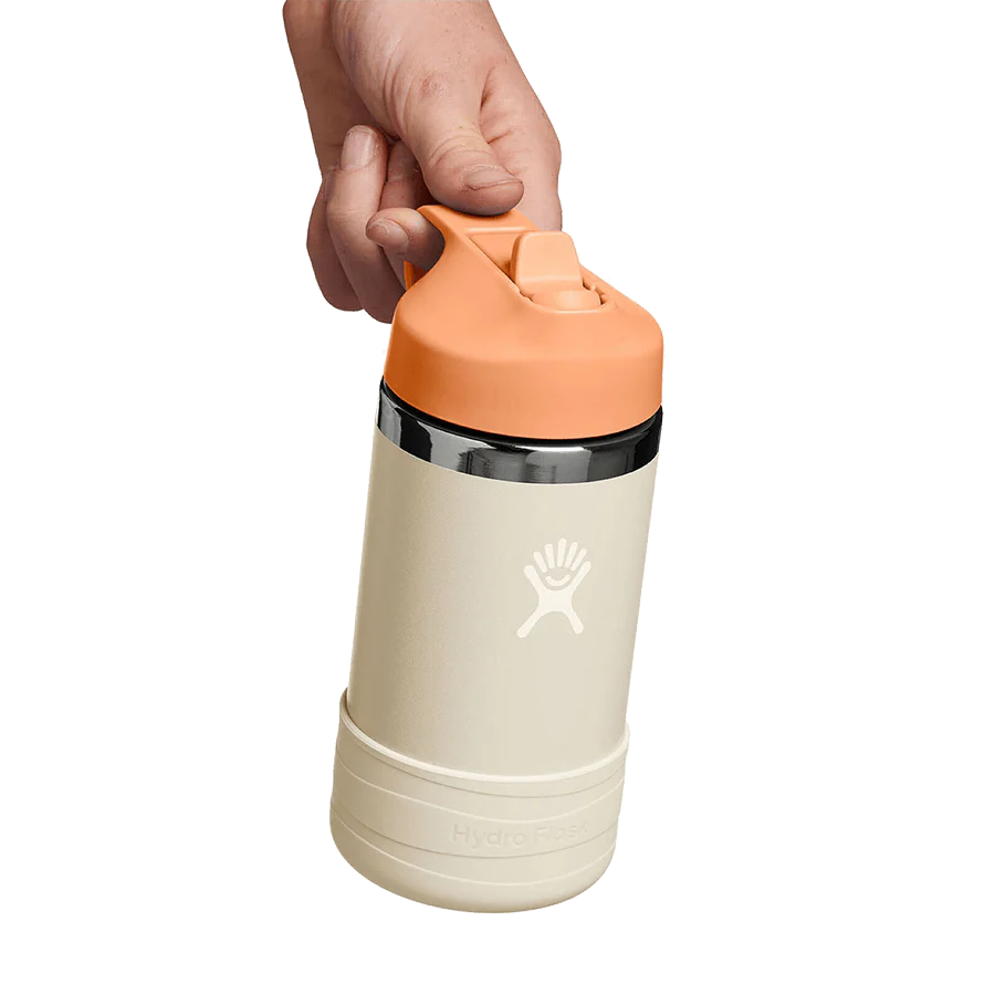 HYDRO FLASK 12OZ KIDS WIDE MOUTH BOTTLE WITH STRAW CAP - Image 6