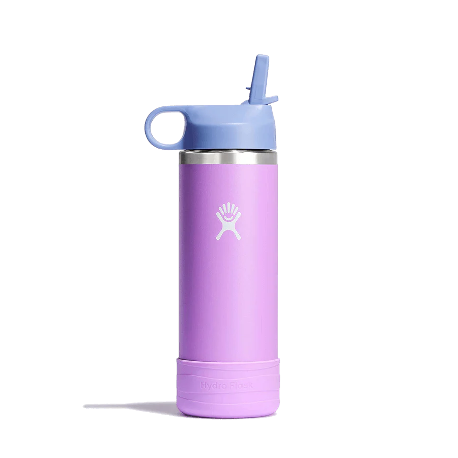 HYDRO FLASK 18OZ KIDS WIDE MOUTH BOTTLE WITH STRAW CAP