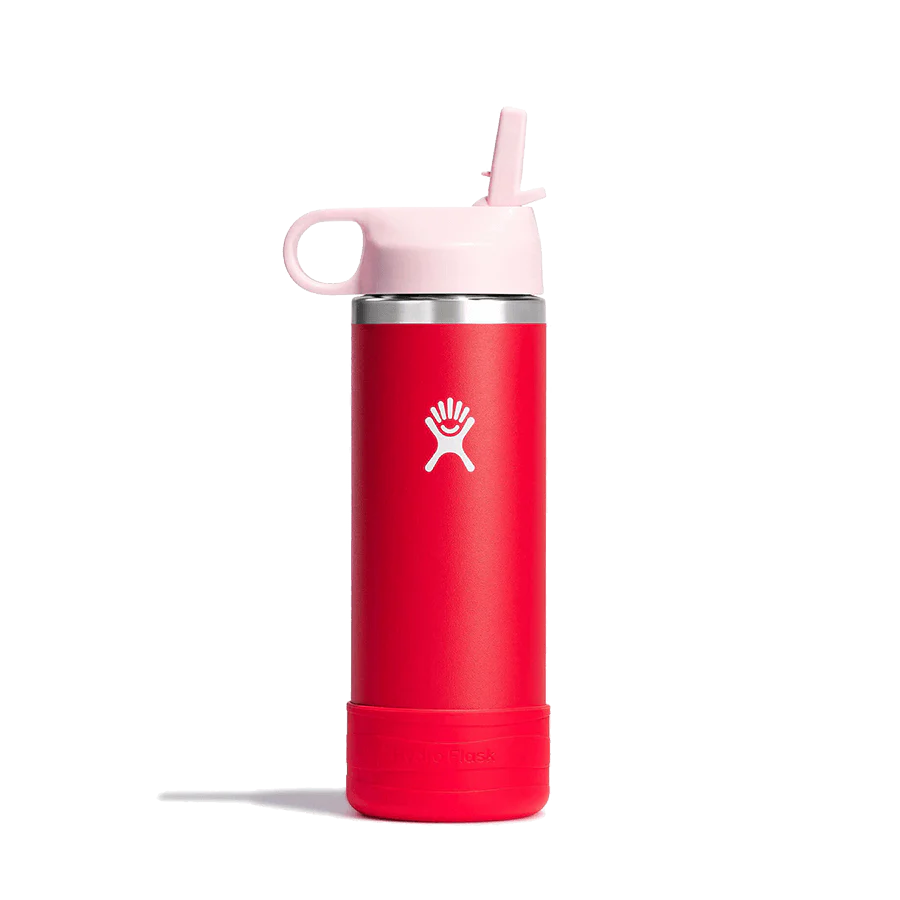HYDRO FLASK 18OZ KIDS WIDE MOUTH BOTTLE WITH STRAW CAP - Image 4