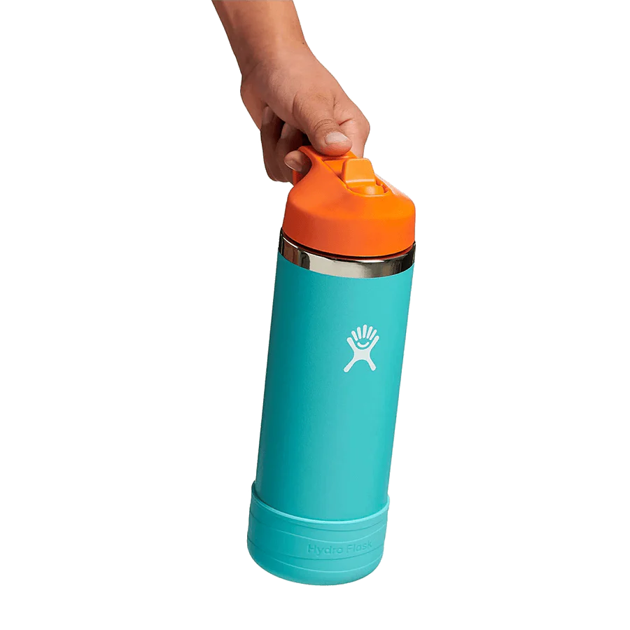 HYDRO FLASK 18OZ KIDS WIDE MOUTH BOTTLE WITH STRAW CAP - Image 7