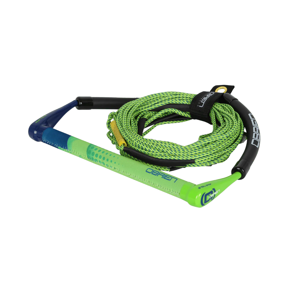 O'BRIEN FUSION WAKE HANDLE W/DYNEEMA LINE - BLUE/GREEN