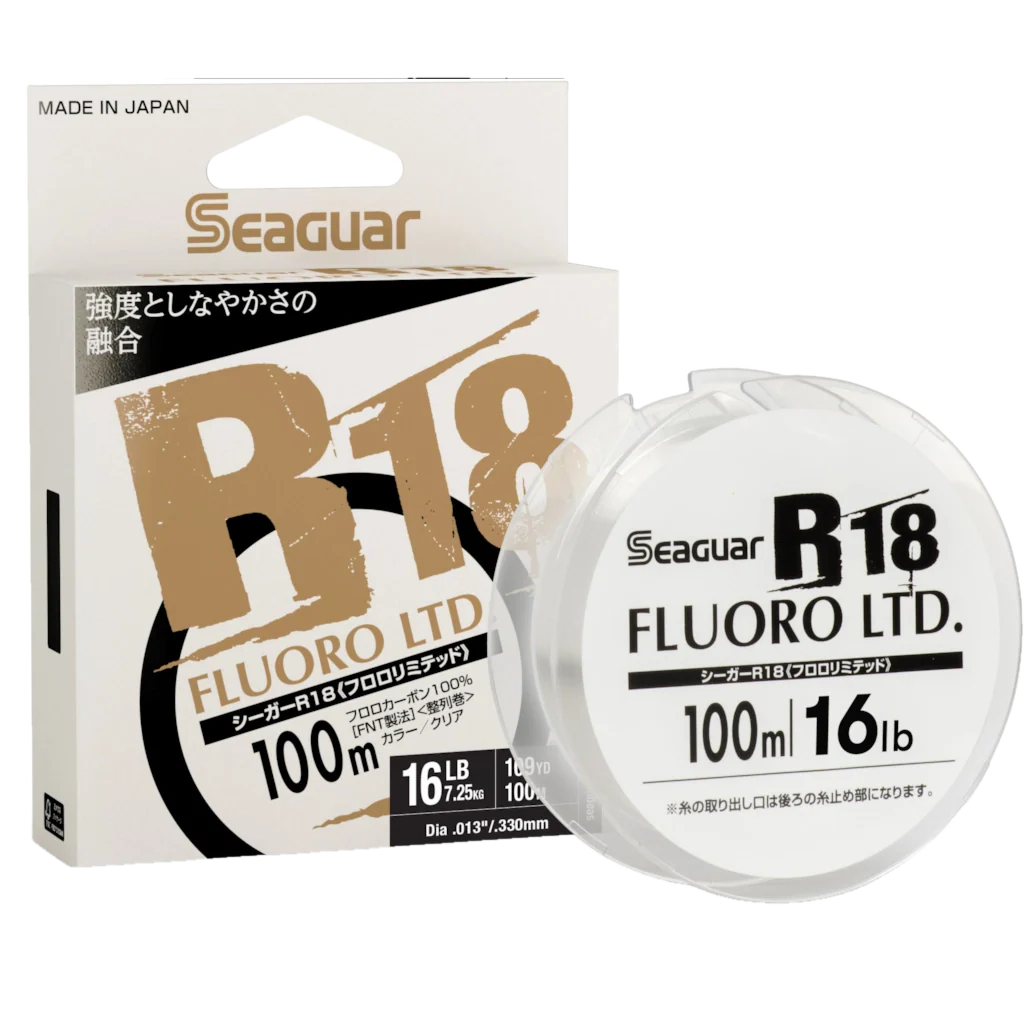 Seaguar JDM R18 Mainline 16lb Fluorocarbon Performance Fishing Line 109YD