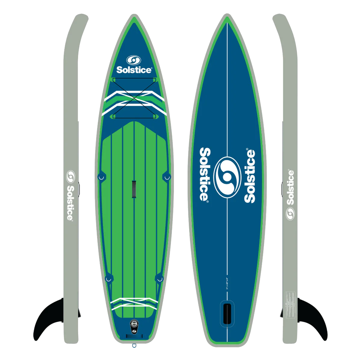 SOLSTICE TOURING 11 iSUP KIT - 11' GREEN/BLUE - Image 2