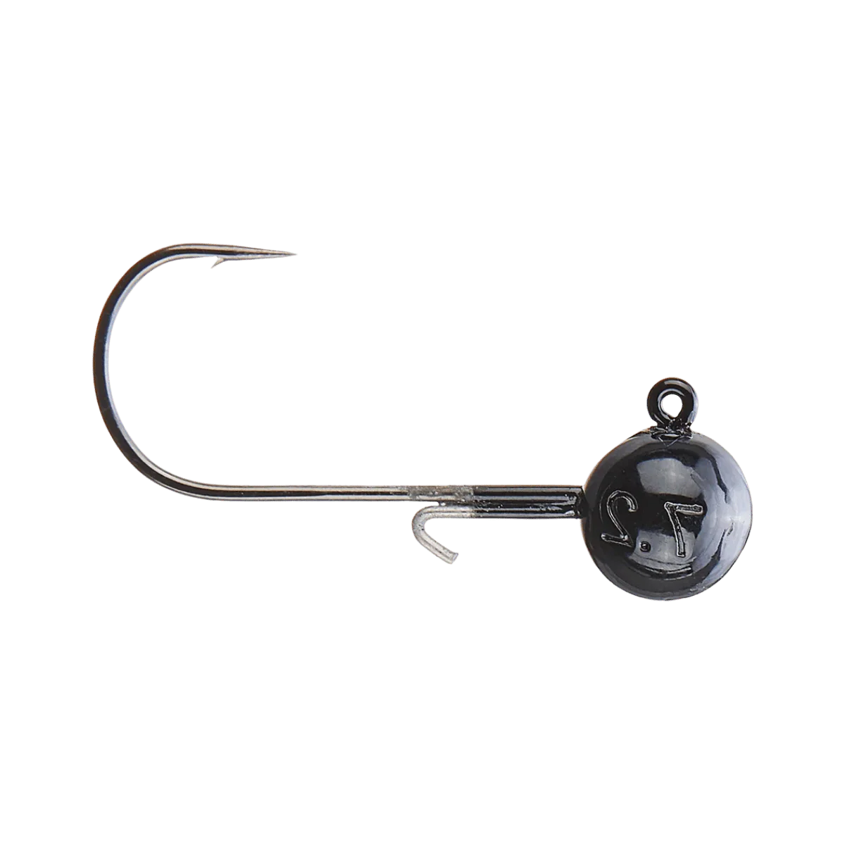 X ZONE LURES TUNGSTEN BALL HEAD JIG BLACK 3PK