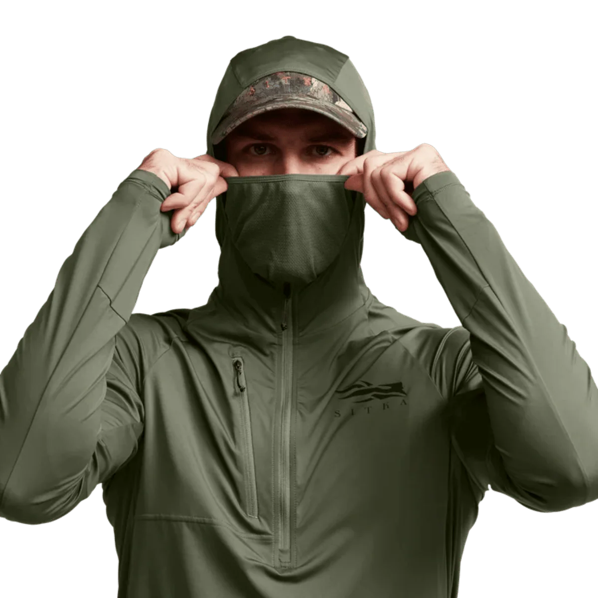 SITKA EQUINOX GUARD HOODY - OLIVE GREEN - Image 3