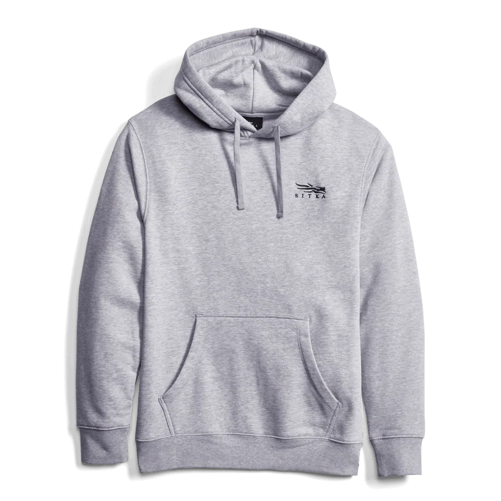 SITKA ICON CLASSIC PULLOVER HOODY – HEATHER GREY