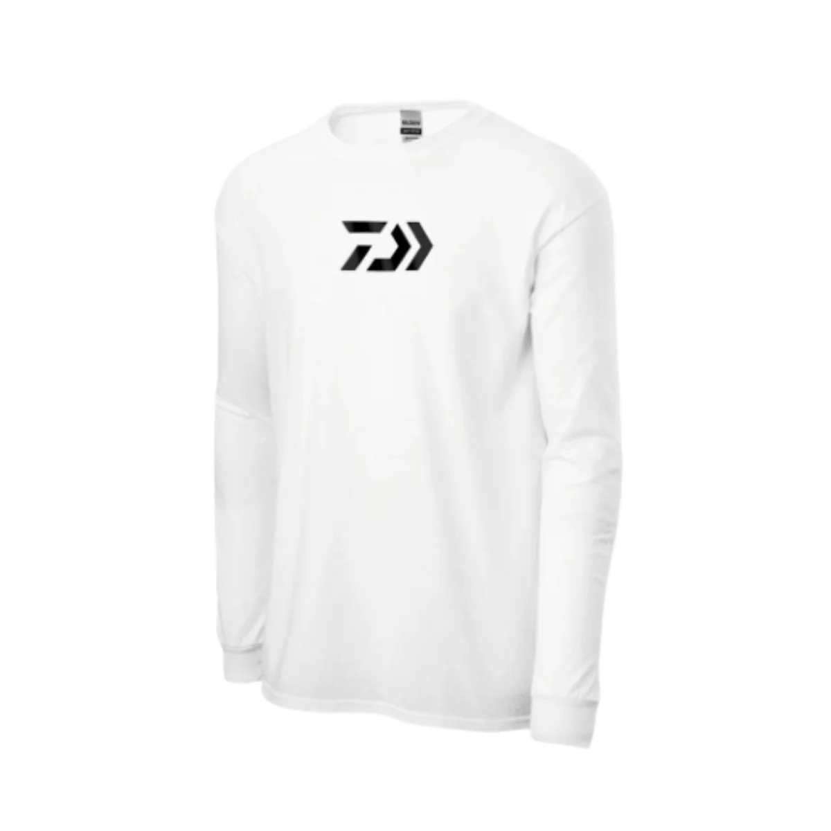 DAIWA GRAY CAMO PRINT LS T-SHIRT - MEDIUM - WHITE