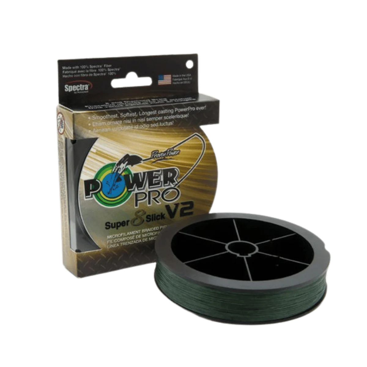 POWER PRO SUPER SLICK V2 150YD - 80LB - MOSS GREEN