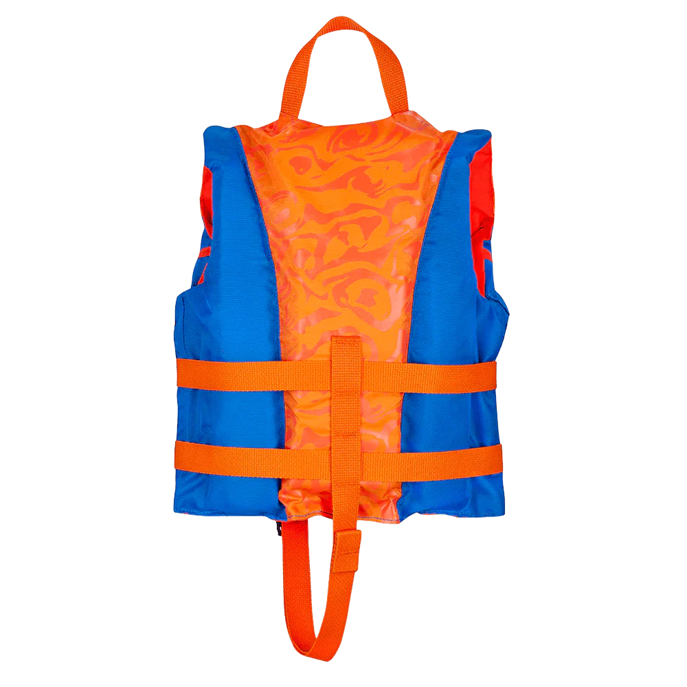 ONYX ALL ADVENTURE CHILD LIFE JACKET - 33 to 55 LBS - ORANGE/BLUE - Image 2