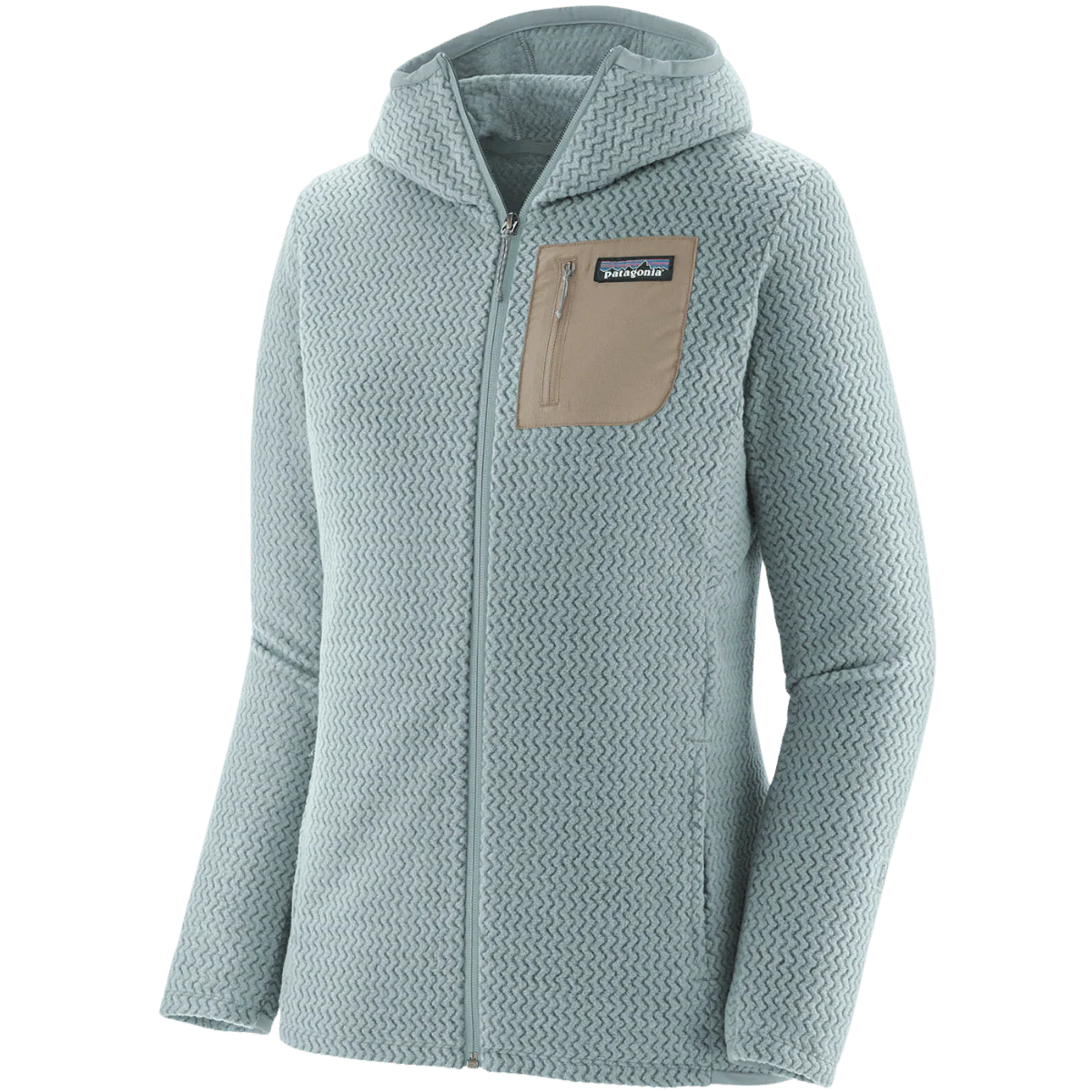 PATAGONIA WOMEN'S R1 AIR FULL-ZIP HOODY - THERMAL BLUE