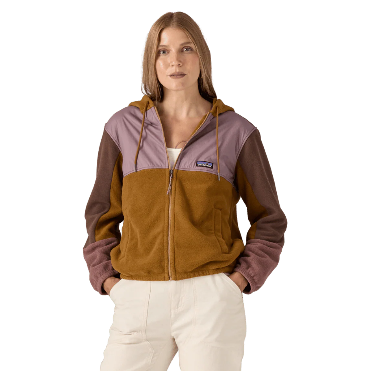 PATAGONIA WOMEN'S MICRODINI HOODY - SHELTER BROWN - Image 2