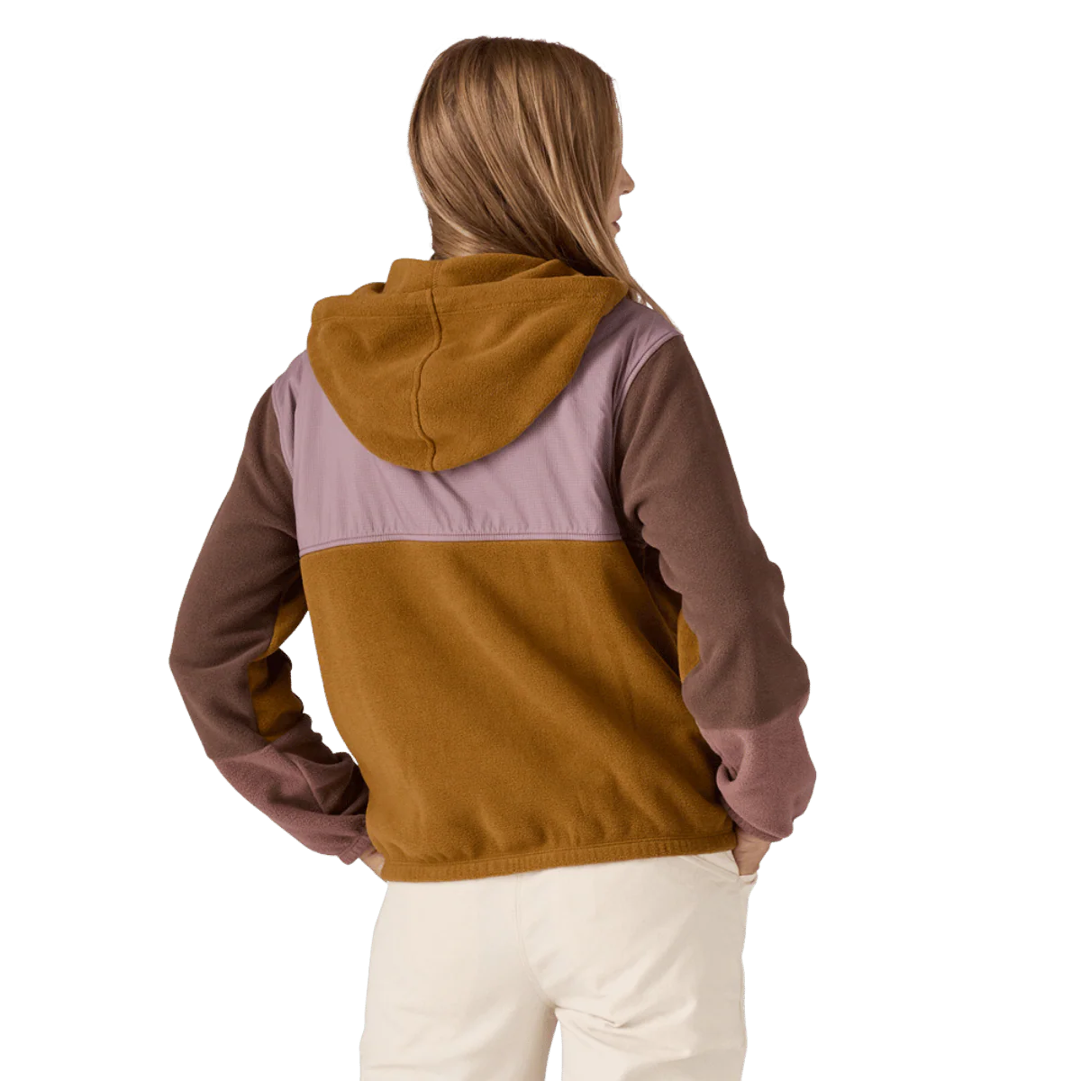 PATAGONIA WOMEN'S MICRODINI HOODY - SHELTER BROWN - Image 3