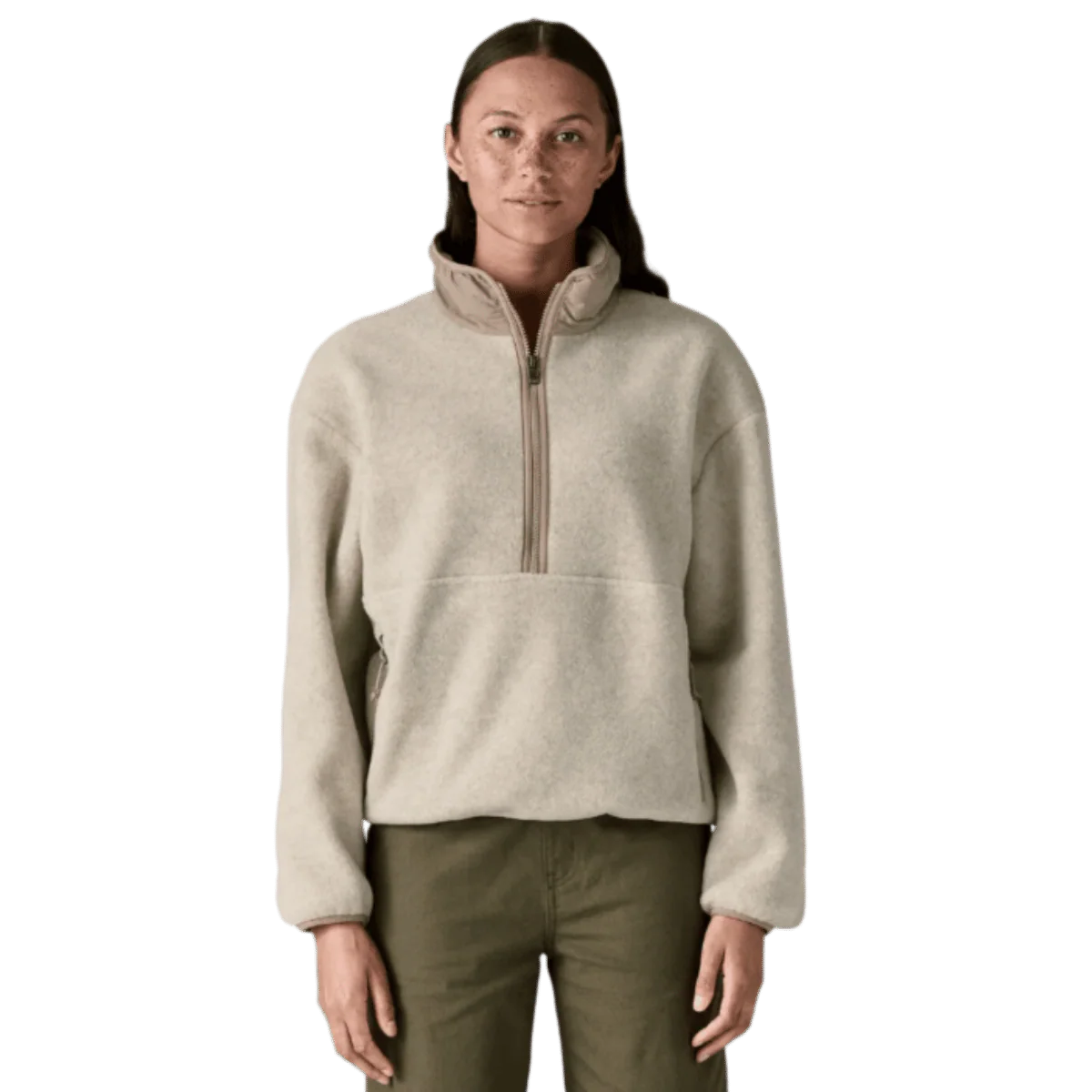 PATAGONIA WOMEN'S SYNCH MARSUPIAL - OATMEAL HEATHER - Image 2