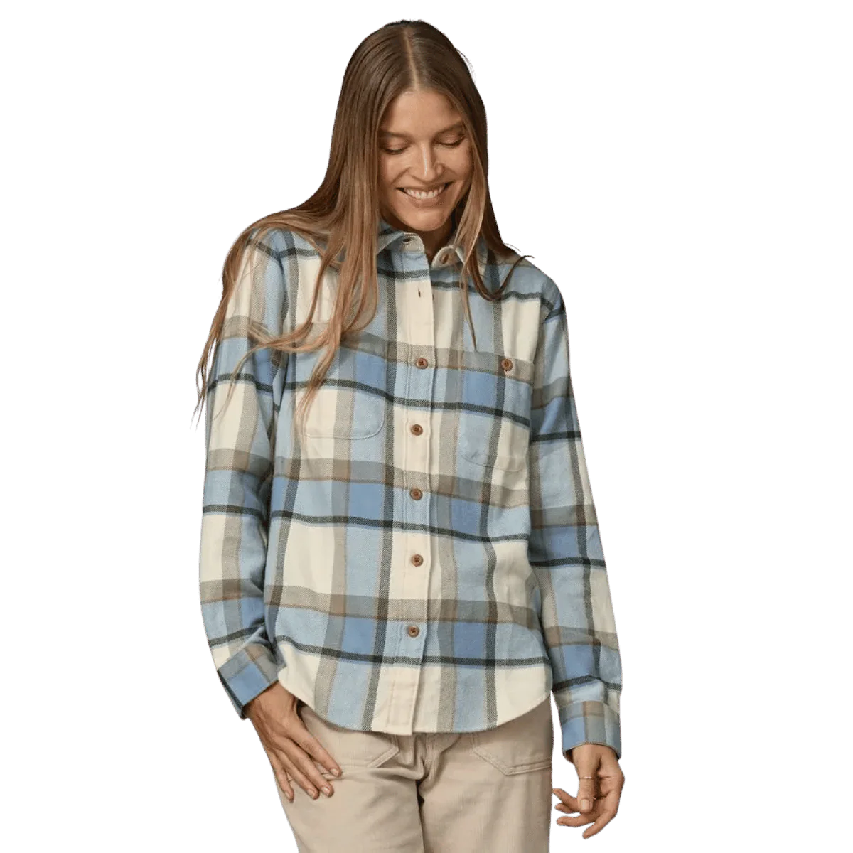 PATAGONIA WOMEN'S FJORD FLANNEL SHIRT- SUNRISE RIDGE - Image 2