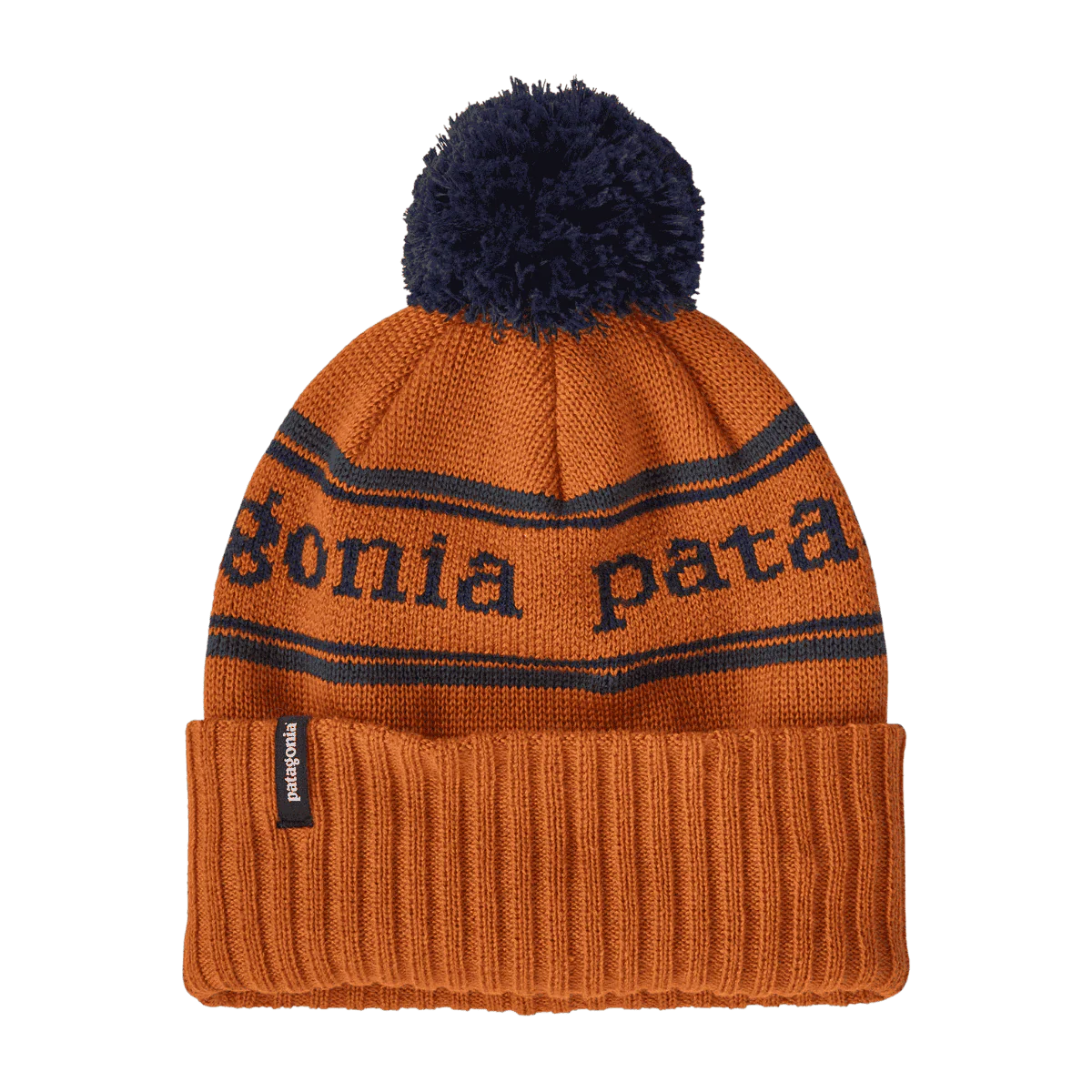 PATAGONIA KIDS POWDER TOWN BEANIE - PARK STRIPE: REDTAIL RIST