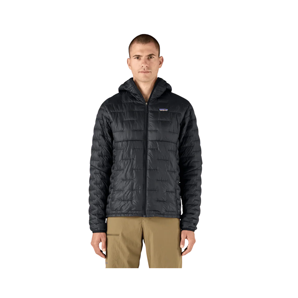 PATAGONIA MICRO PUFF HOODY - BLACK - Image 2