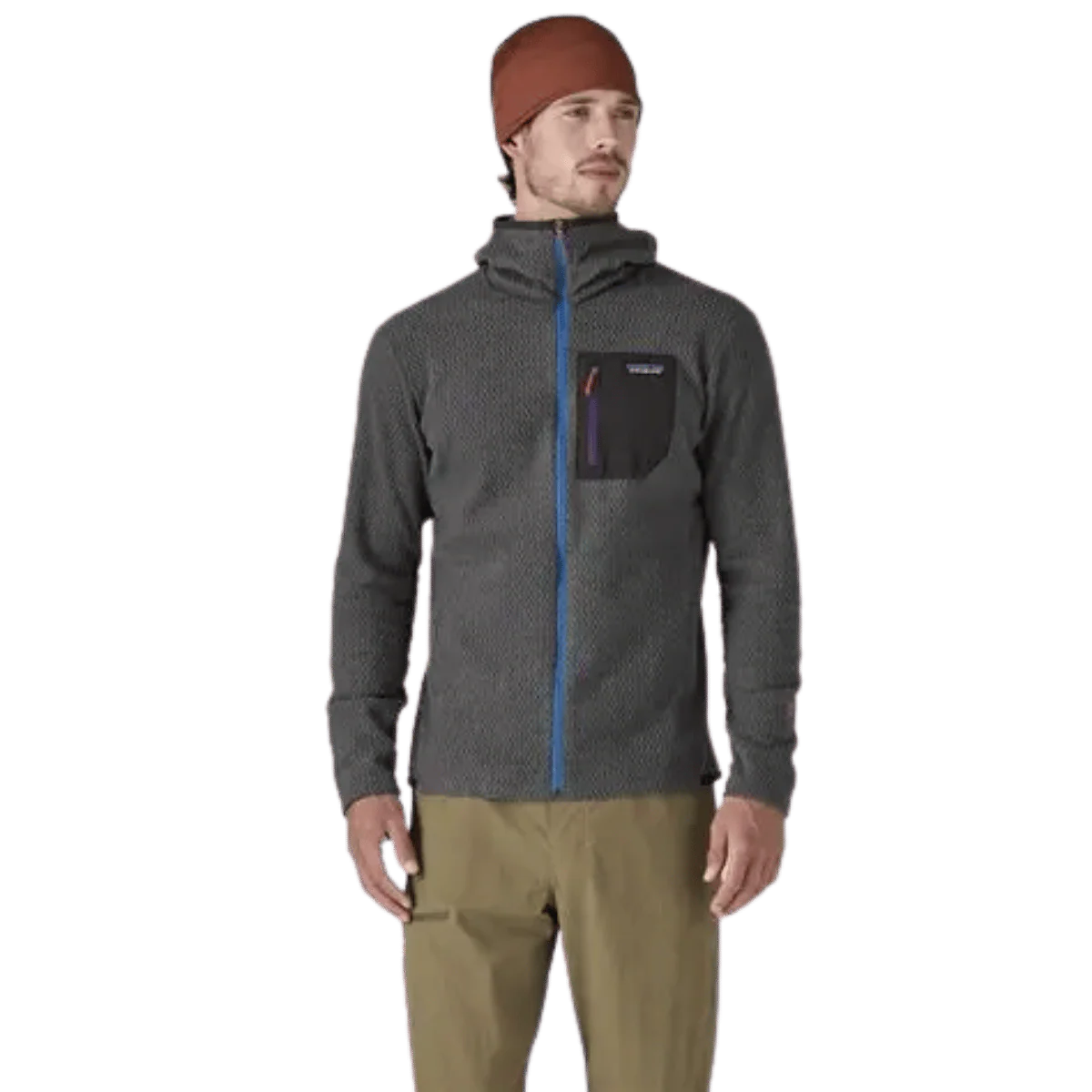 PATAGONIA R1 AIR FULL-ZIP HOODY - FORGE GREY