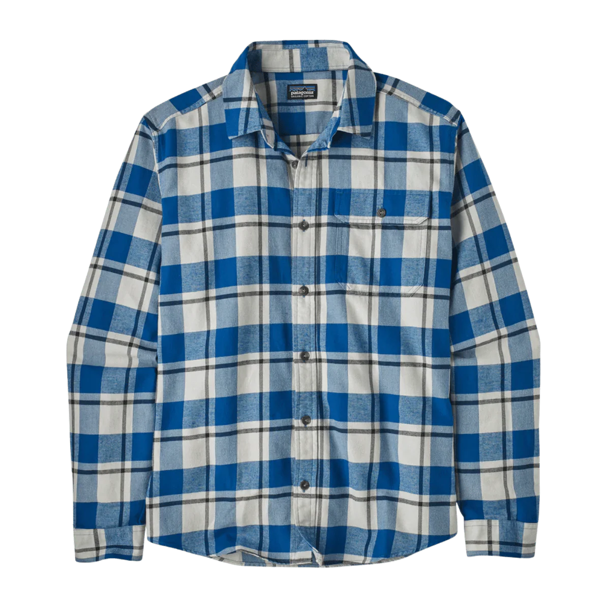PATAGONIA LONGSLEEVE LIGHTWEIGHT FJORD FLANNEL SHIRT - ENDLESS BLUE