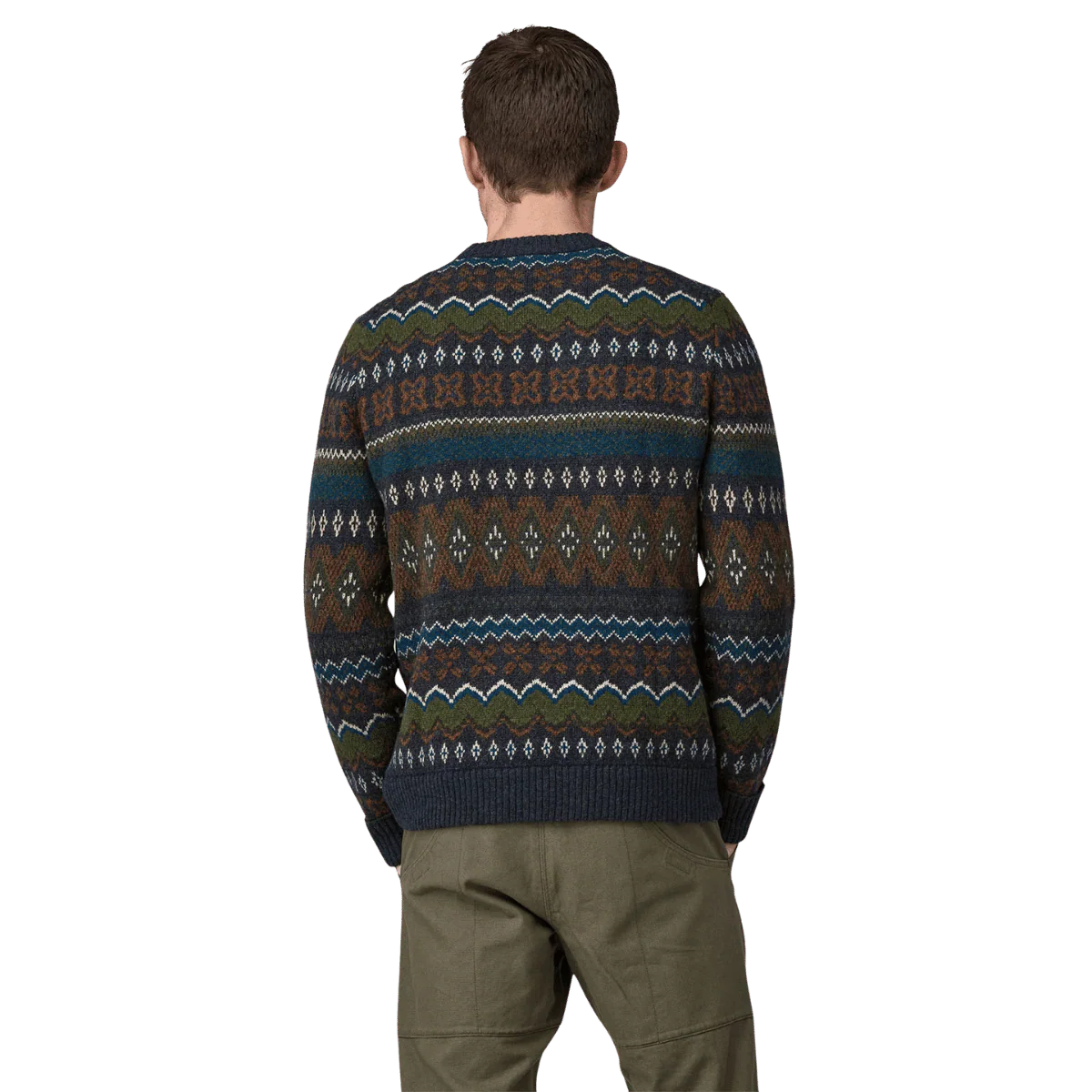 PATAGONIA RECYCLED WOOL-BLEND SWEATER - SMOLDER BLUE - Image 3