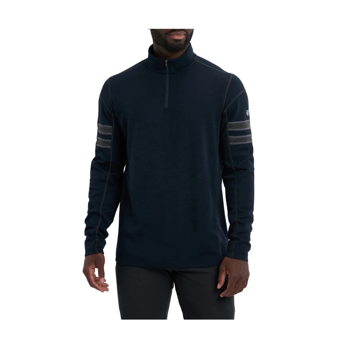 KUHL MEN'S LIGHT KUHL TEAM 1/4 ZIP LONG SLEEVE - MUTINY BLUE