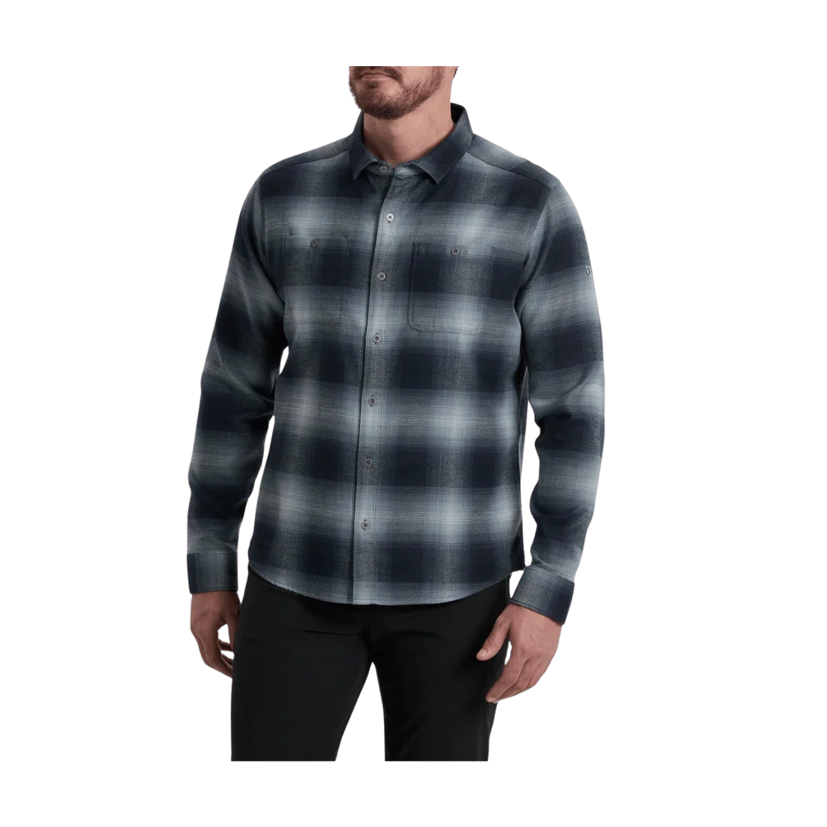 KUHL MEN'S LAW FLANNEL LONG SLEEVE - CITY NIGHT