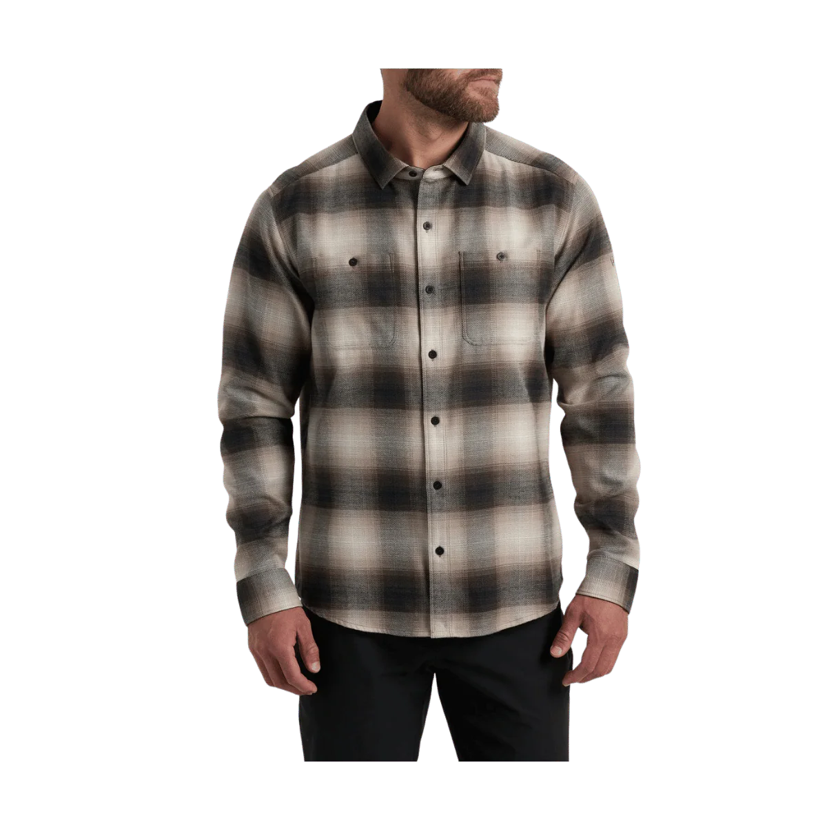 KUHL MEN'S LAW FLANNEL LONG SLEEVE - QUICKSAND