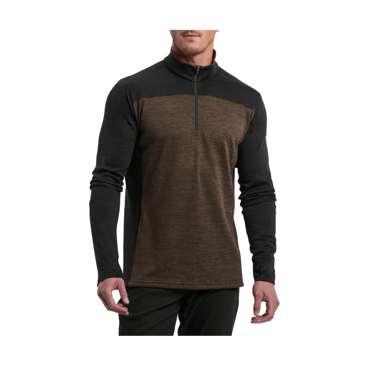 KUHL MEN'S RYZER 1/4 ZIP LONG SLEEVE - DESERT NIGHT