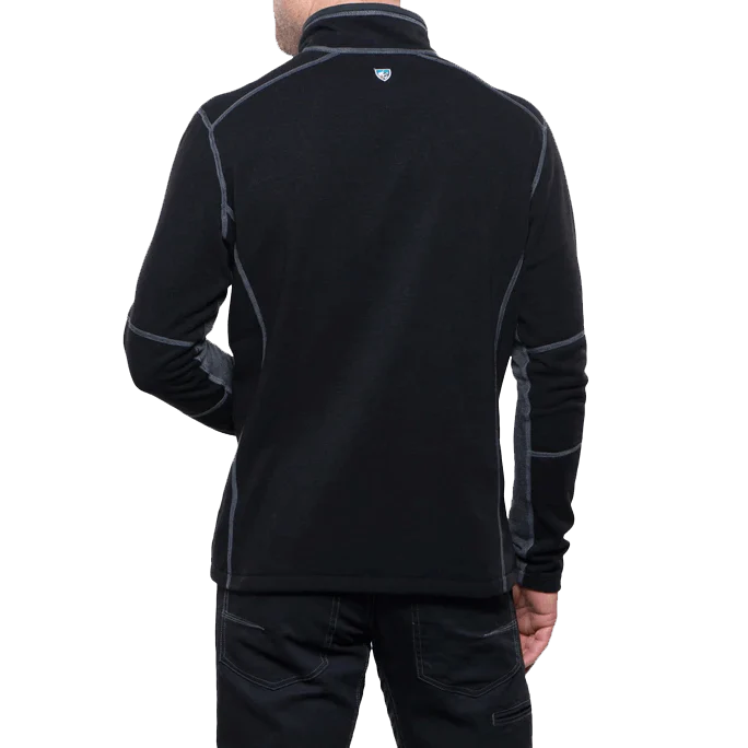 REVEL 1/4 ZIP - BLACK/STEEL - Image 2