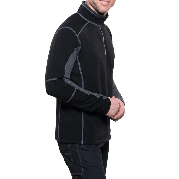 REVEL 1/4 ZIP - BLACK/STEEL - Image 3